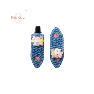 Alternative view of Kẹp tóc jeans Hello Kitty dâu cute