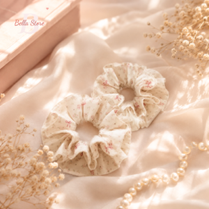 Scrunchies Mix Hoa & Nơ Vintage