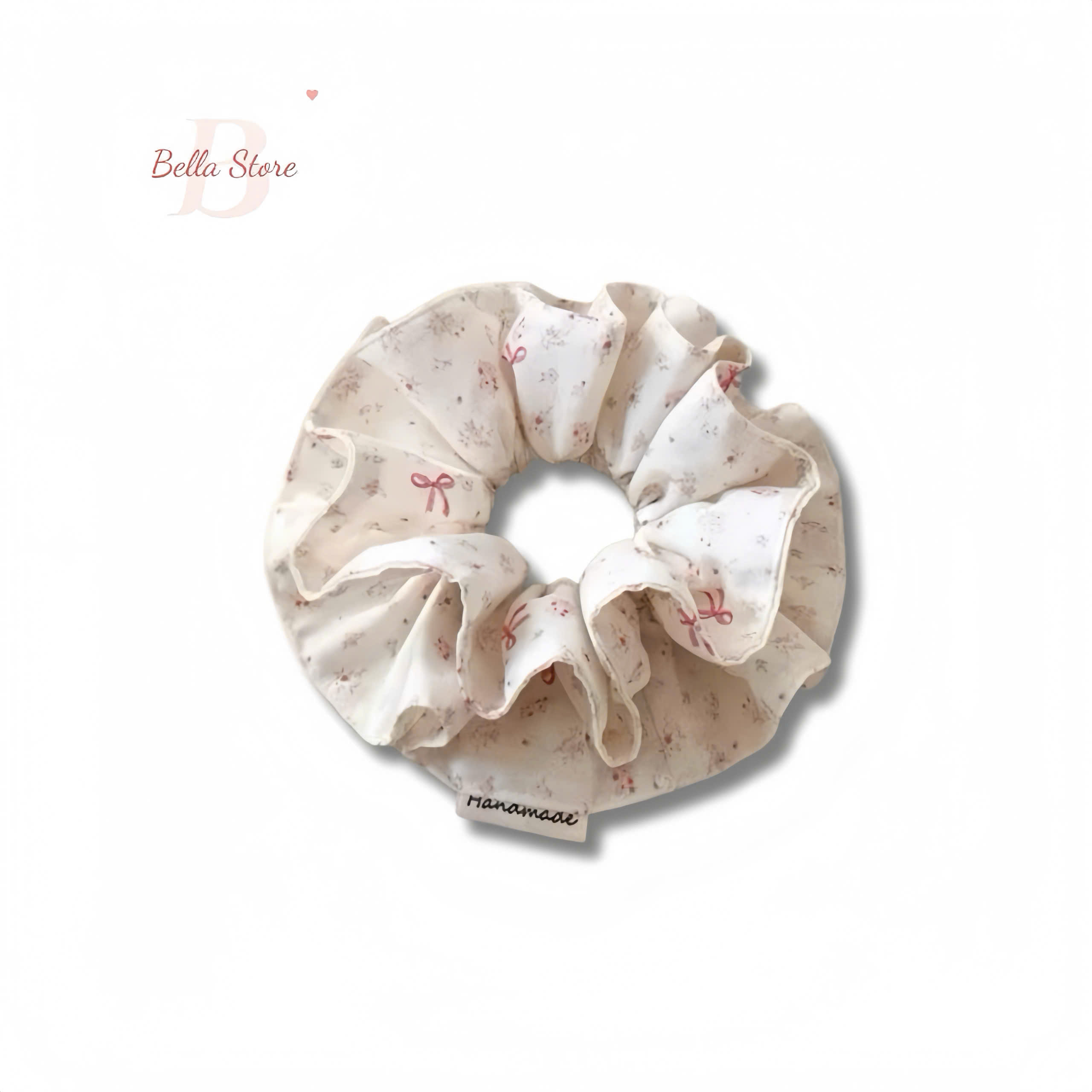 scrunchies cute nơ hồng