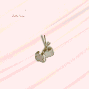 Khuyên tai mạ vàng xà cừ
